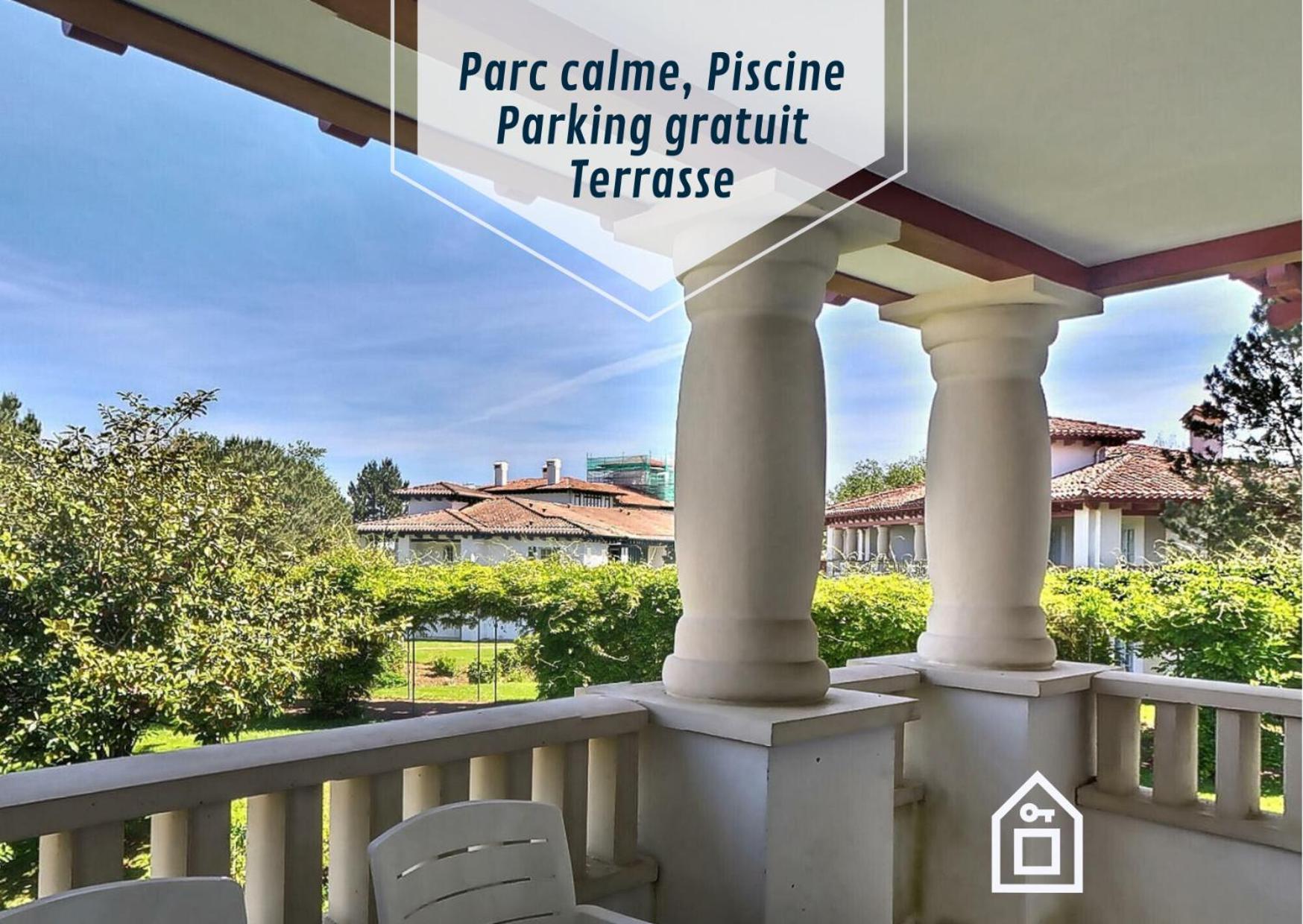 Hasparren-121 T2 Terrasse Et Piscine Уррюнь Экстерьер фото